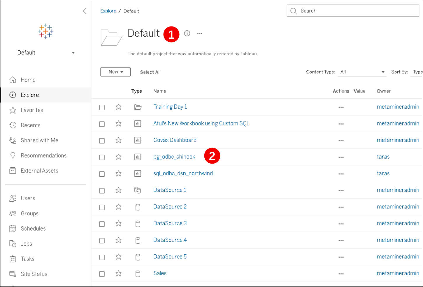 Tableau Sample Project