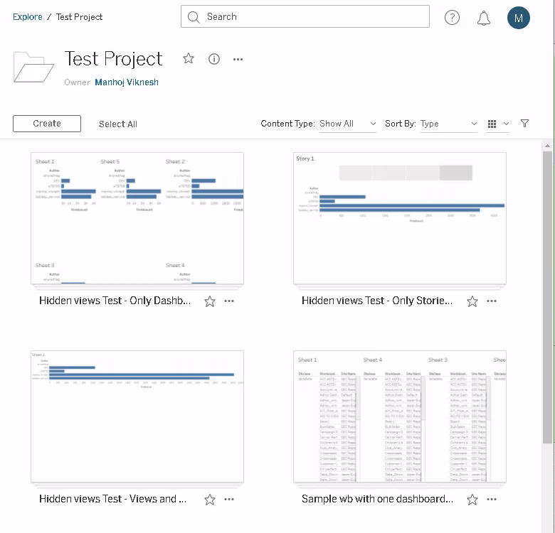 Sample Use Case in Tableau