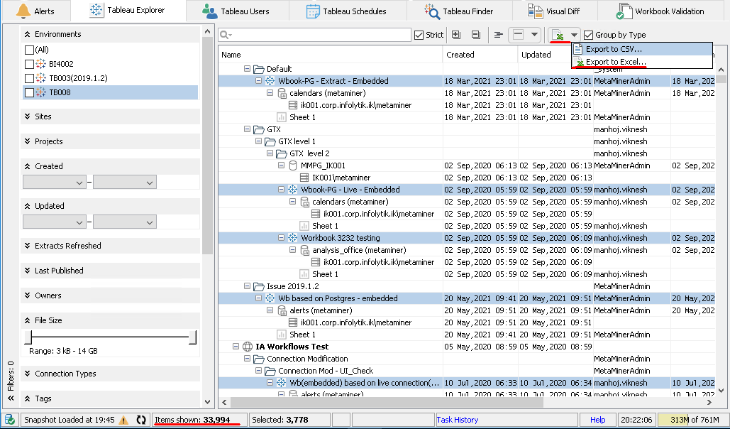 MMC Export Tool