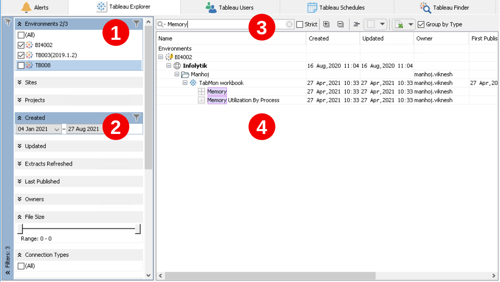 Filters and Smart Selector