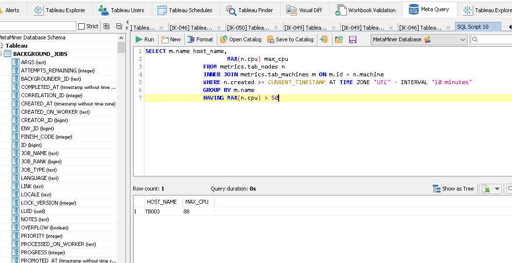 Script in Meta Query