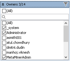 Owners Filter