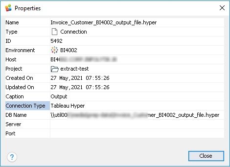 Connection Type Property