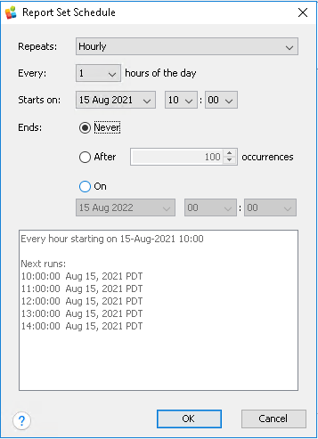 Workbook Set Schedule