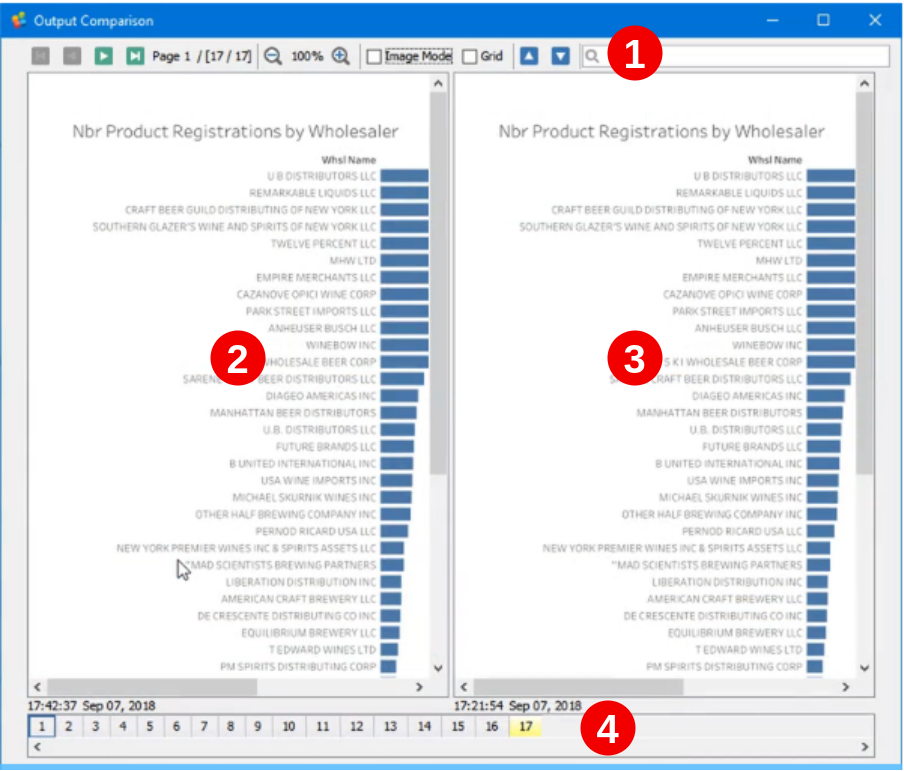 Output Comparison